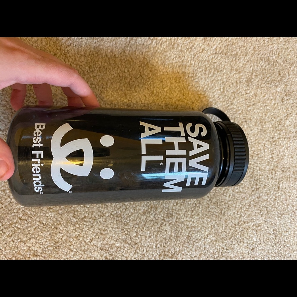 “save them all” water bottle